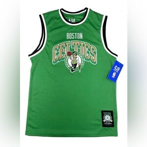 Boston Celtics Jersey Tank Top Basketball Sz S Ultra Game Embroidered Logo